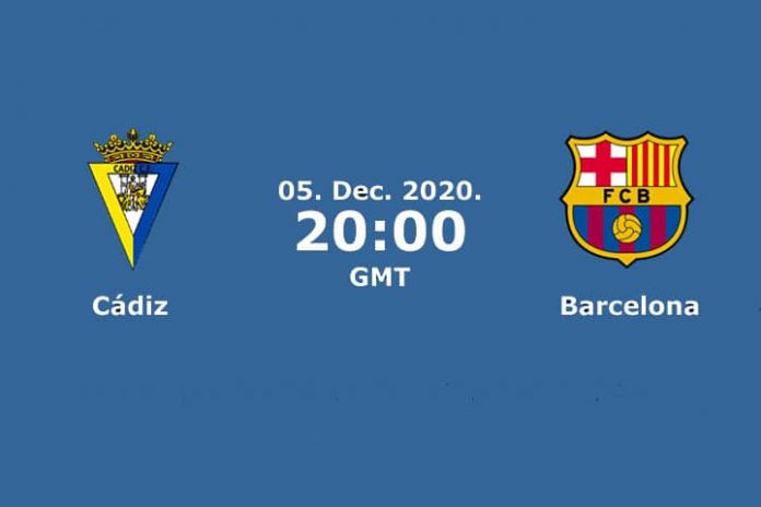 Match Prediction - Cádiz VS Barcelona - Santander League